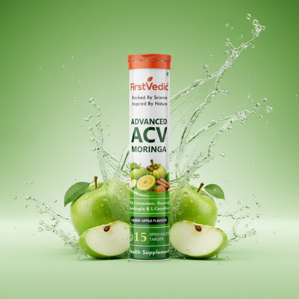 Advanced ACV Moringa Effervescent Tablets Inspired by Indian Wellness| 15 Tablets