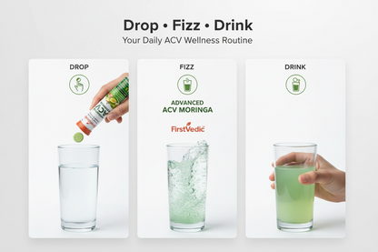 Advanced ACV Moringa Effervescent Tablets Inspired by Indian Wellness| 15 Tablets